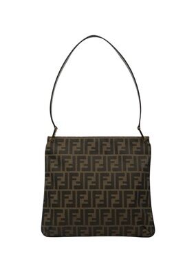 Fendi Zucca Canvas Leather Bag